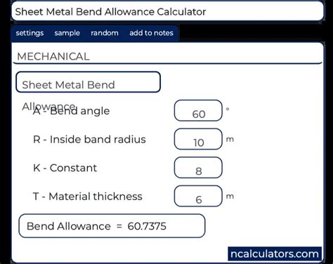 calculating bend allowance in sheet metal|sheet metal bending allowance chart.